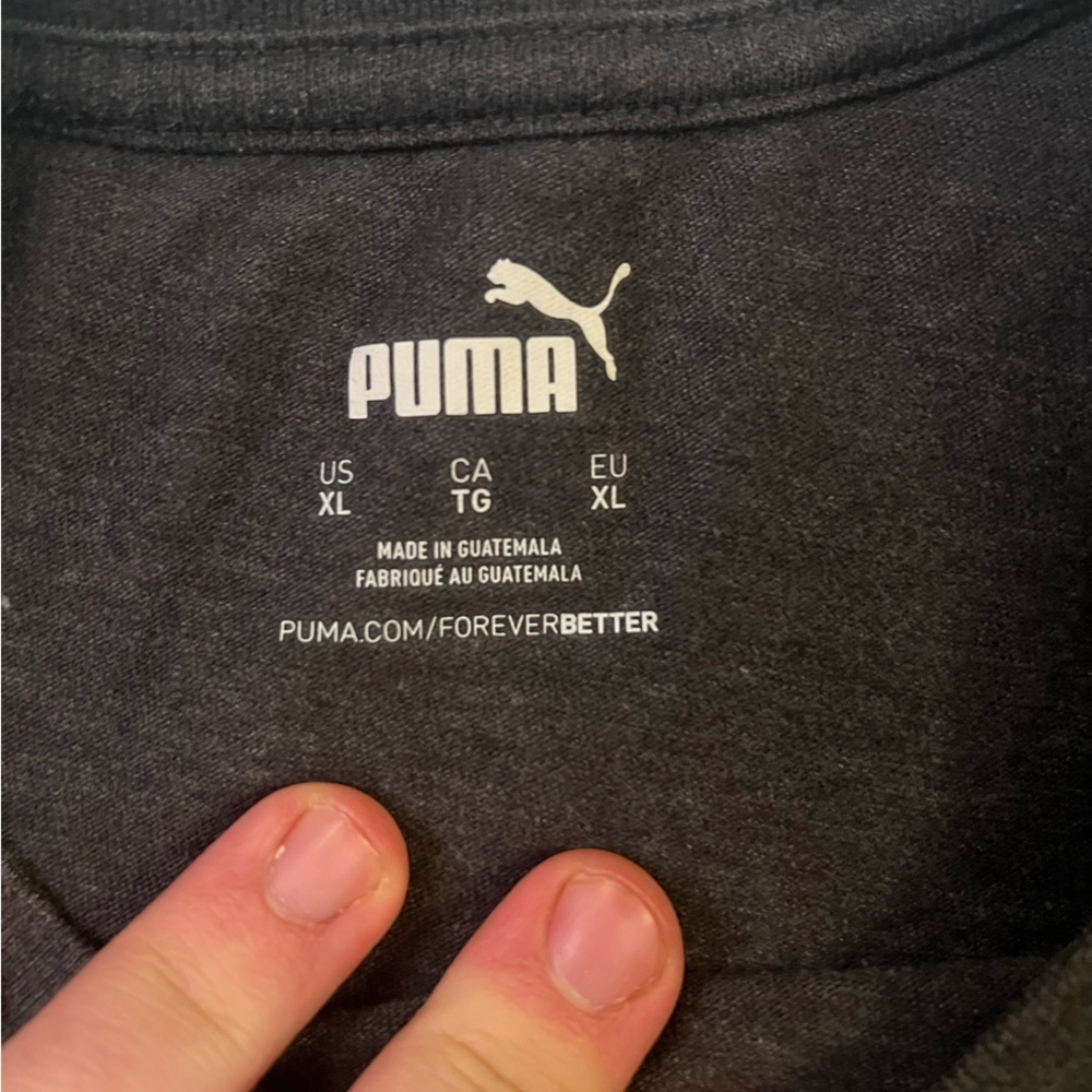 PUMA Men's Charcoal Tee - Picture 2 of 3
